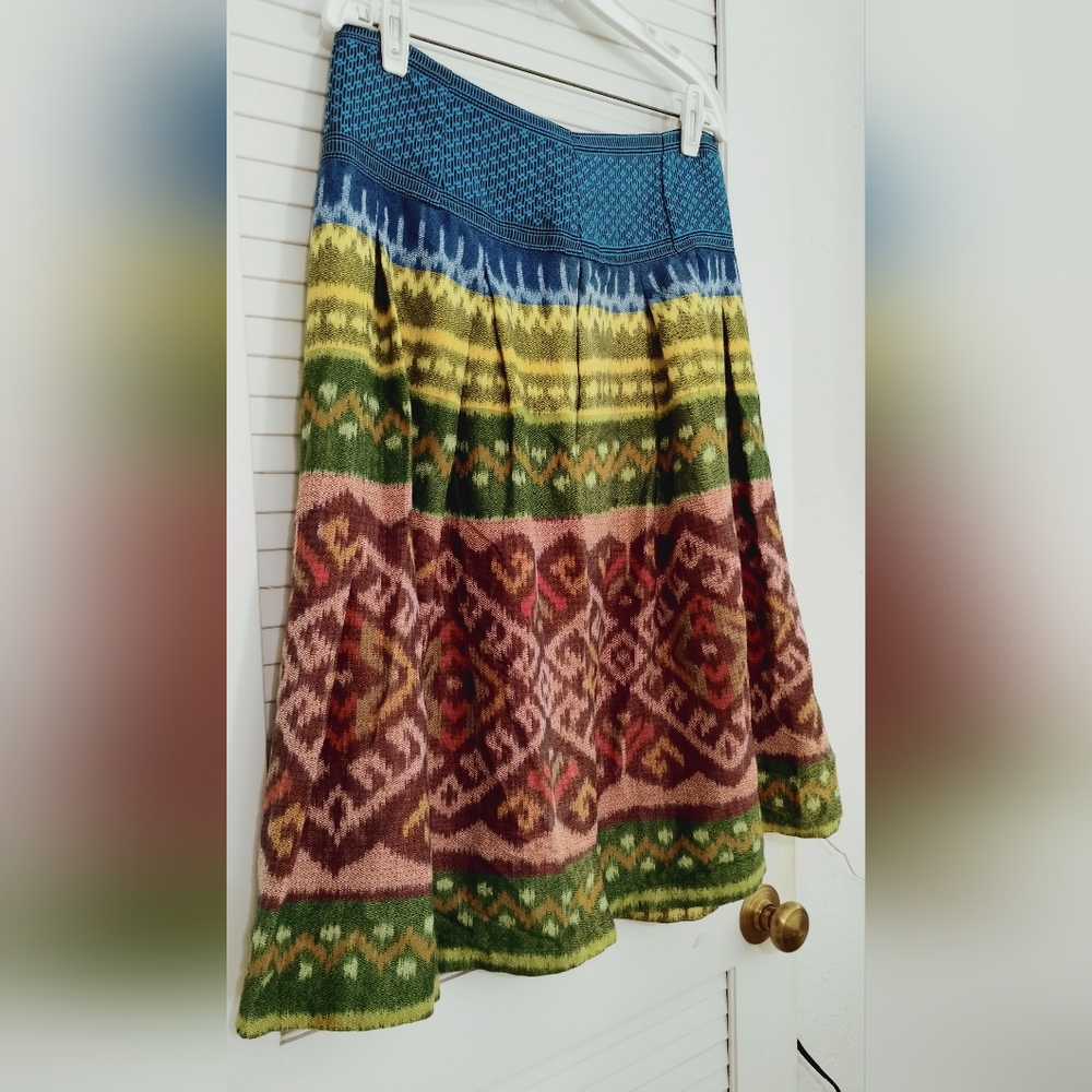 Vintage Plus Size Peruvian Textile Pattern Woven … - image 2